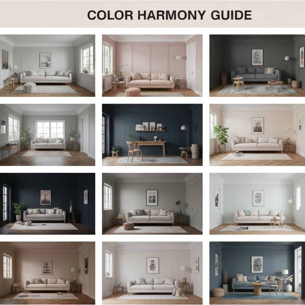 Jak łączyć kolory we wnętrzach: przewodnik po harmonii